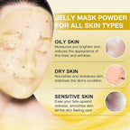 Jelly Mask for Facials Professional, Hydrating & Moisturizing Peel-Off Natural - Image 2