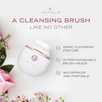 YouthLab Pure Radiance, Vibrating Facial Cleansing Brush, 3 Modes, 3 Brush Heads - Image 2