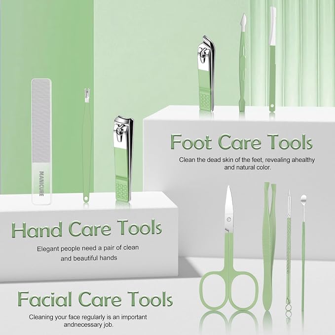 10 in 1 Manicure kit Personal Care Men's Accessories, Professional Nail Kit - Image 3