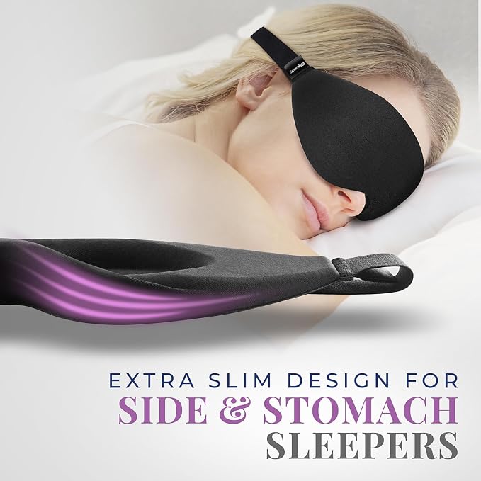 Sleep Mask - Eye Mask for Sleeping - Ultra Lightweight for Side Sleepers - Image 3