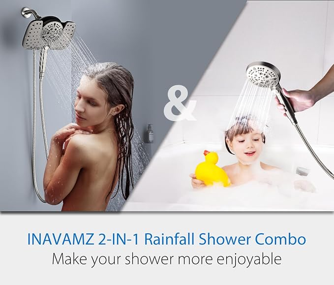 INAVAMZ Nickel 2.5GPM Shower Head - Image 7