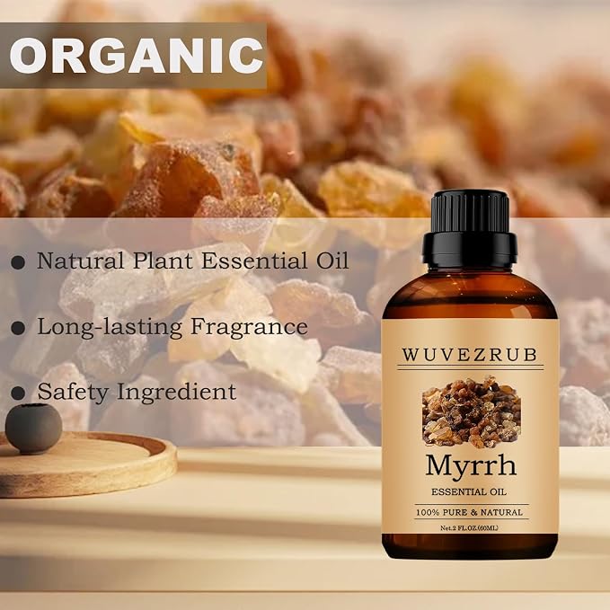 Myrrh Essential Oils, 60ML Pure and Natural Essential Oil - Image 4