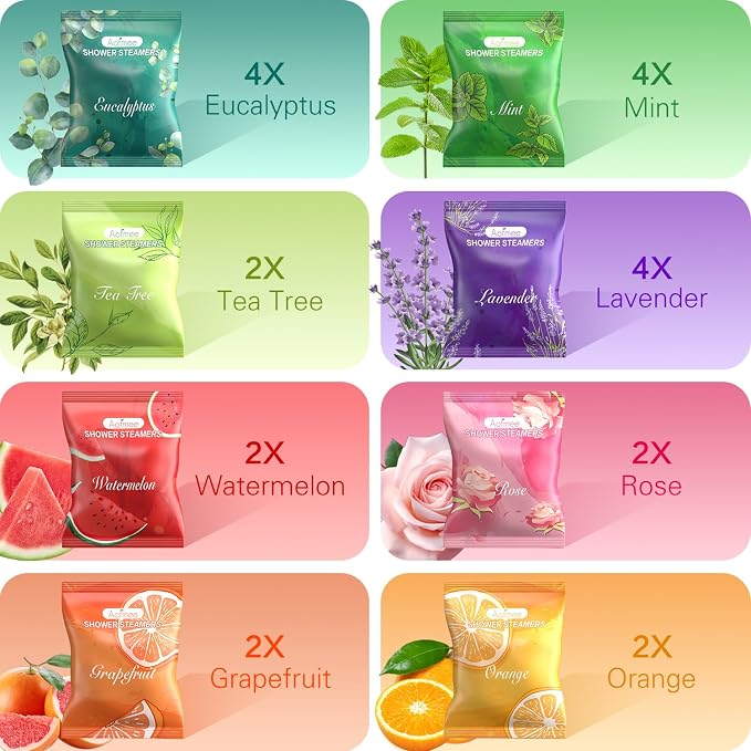Aofmee Shower Steamers Aromatherapy 22 Pack - Image 3
