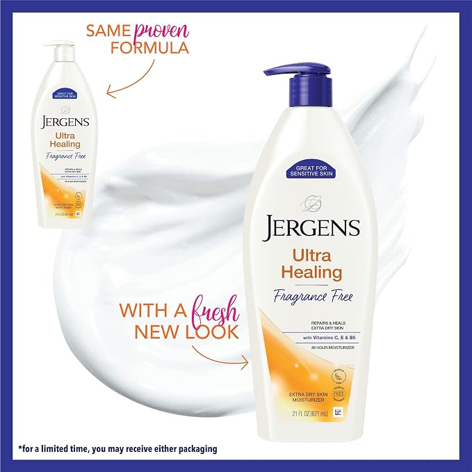 Jergens Ultra Healing Dry Skin Lotion, Hand and Body Moisturizer - Image 3