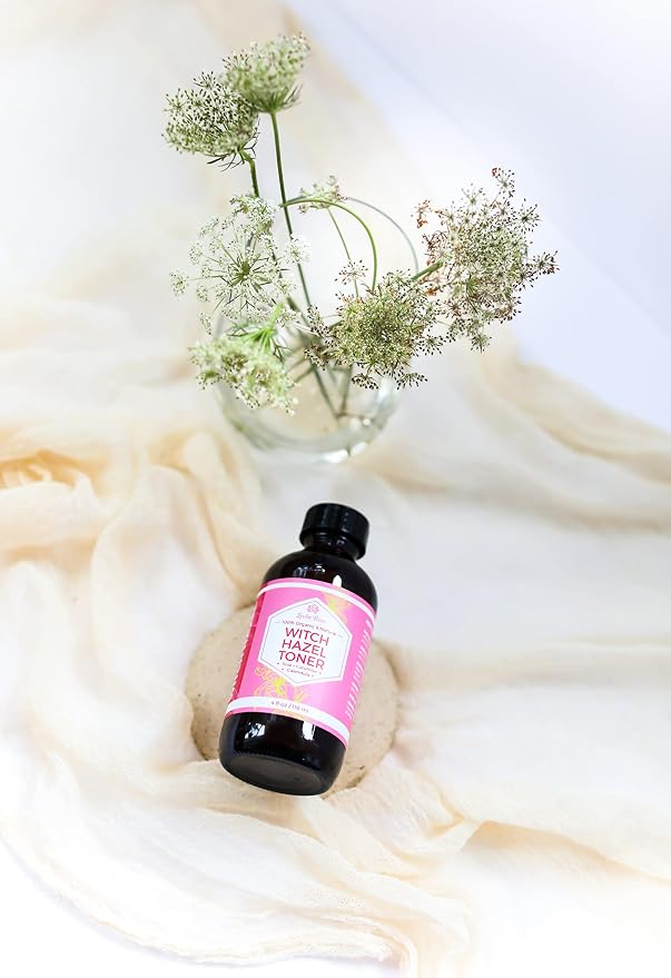 Witch Hazel Alcohol Free Toner by Leven Rose, 100% Pure Organic Facial Rose - Image 5