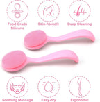 HINZIC 2 Pack Silicone Manual Facial Cleansing Brush, Skin Friendly Waterproof - Image 7