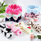 LAXIZAR 10 PCS Bow Headbands Shower Spa Headbands Headwraps - Image 4