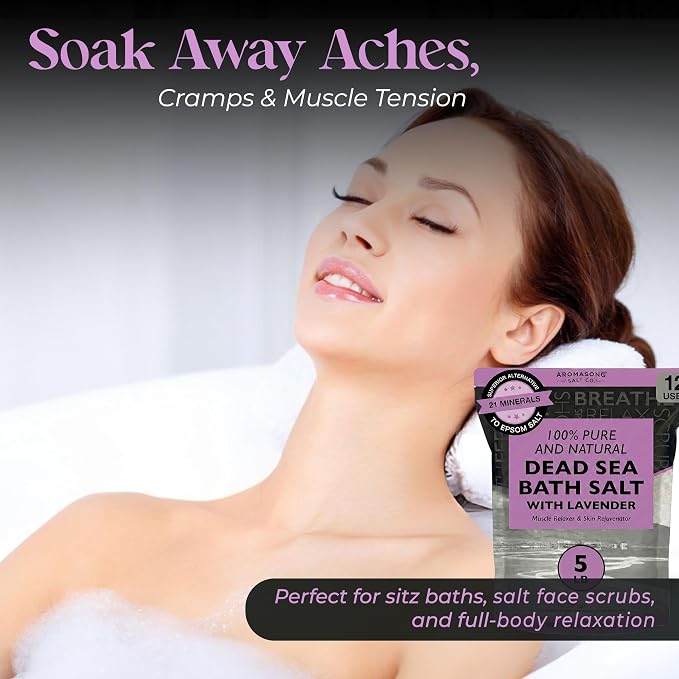 Aromasong Pure Dead Sea Salt for Soaking - Image 5