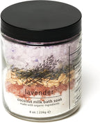 Hemlock Park Lavender Coconut Milk Bath Soak | Botanical Coconut Milk, by HemlockPark