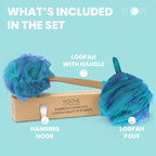 Yoove Bath Pouf with Handle - Image 3