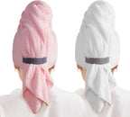MABAO 2 Pack Microfiber Hair Towel Wrap by MABAOSleepMasks