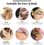 ROSELYNBOUTIQUE Gua Sha Facial Tools & Jade Roller Original Face Massager - Image 5