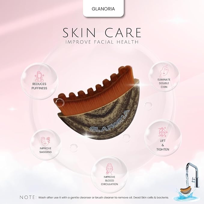 3 in 1 Lymphatic Contour Face Brush – Face Brush - Image 5