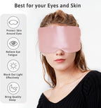 Silk Sleep Mask for Women Men, Mulberry Silk Eye Sleeping Mask & Blindfold - Image 2
