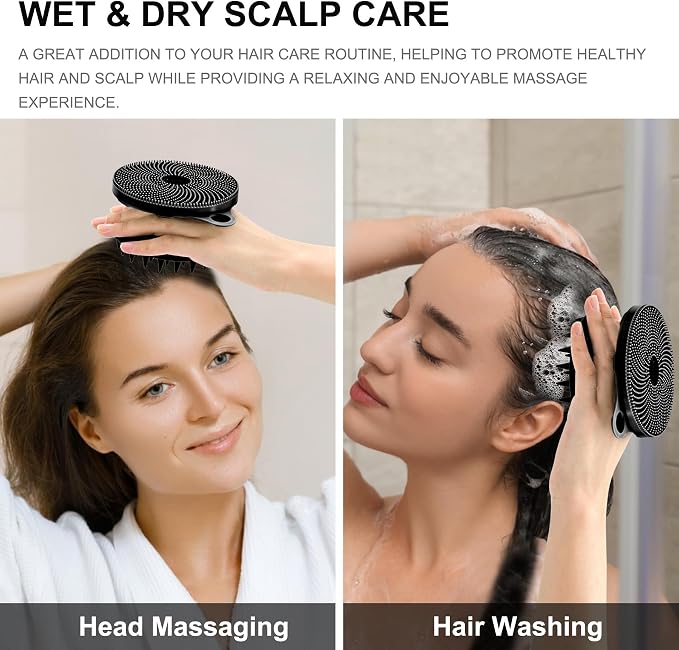INNERNEED 2-in-1 Silicone Body Scrubber and Scalp Massager Shampoo Brush - Image 6