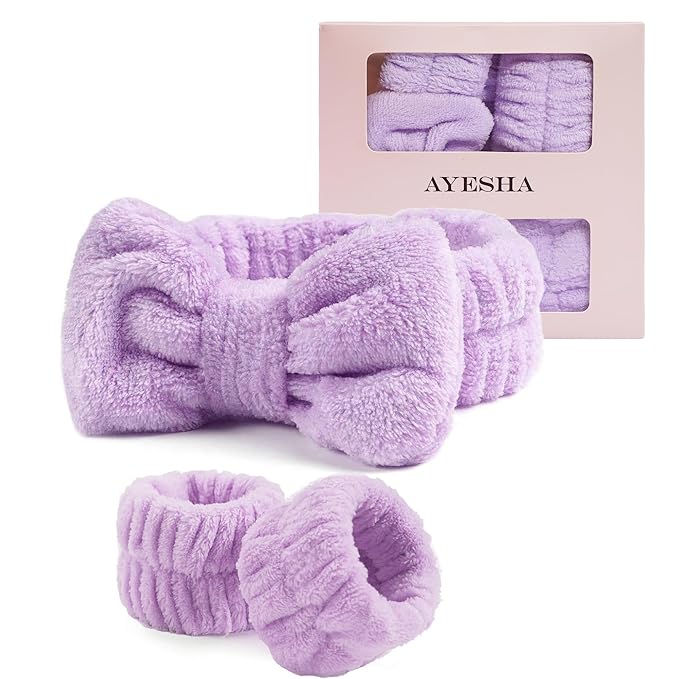 Ayesha Spa Headband and Wristband Set by AYESHA