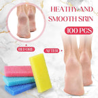 Batiyeer 100 Pcs Pumice Stone for Feet Scrubber Dead Skin Disposable Pedicure - Image 4