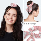 Women Working Cap with Buttons Bouffant Hat Autumn Leaves Nurse Scrub Caps Long - Image 5