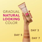 Jergens Natural Glow Self Tanner Body Lotion, Daily Sunless Tanning, Medium to - Image 4