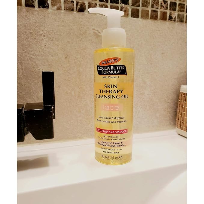 Palmer's Cocoa Butter Formula Skin Therapy Cleansing Oil, Gentle Makeup Remover - Image 10