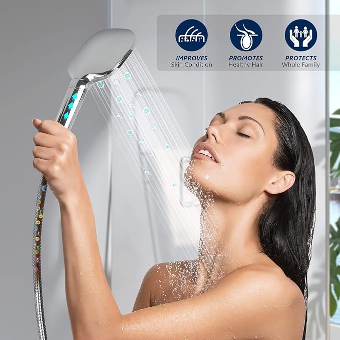Shower Filter Replacement, Hard Water Softener, Upgraded KDF Filter Water - Image 6