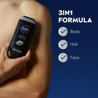 NIVEA MEN Deep Clean Rock Salts Body Wash - Image 2