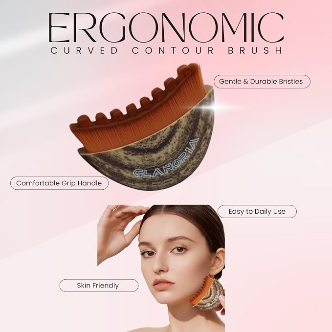 3 in 1 Lymphatic Contour Face Brush – Face Brush - Image 3