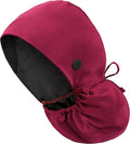 Satin Lined Scrub Cap, Adjustable Surgical Cap by IRIS+CRAFT
