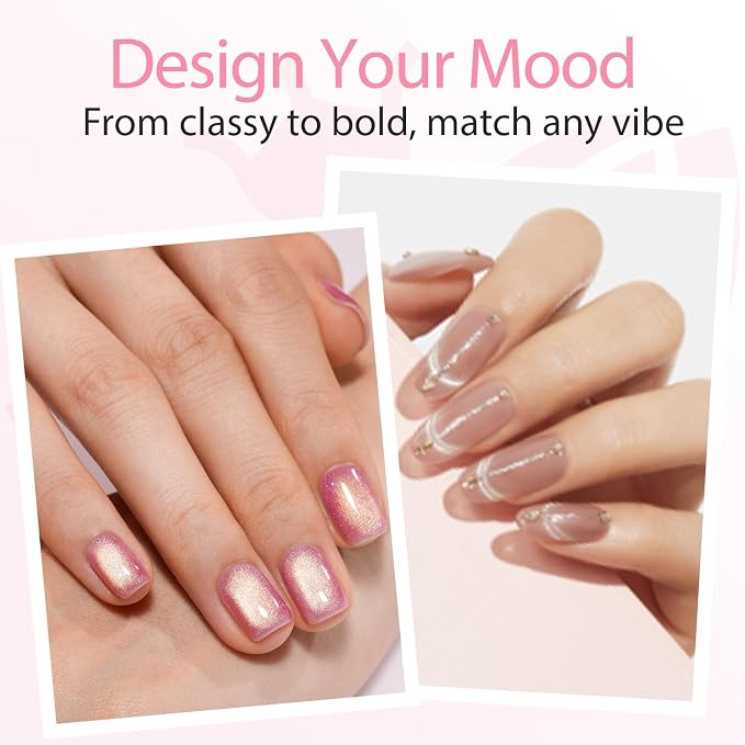 Modelones Cat Eye Gel Polish Nail Magnet, 8-in-1 Cat Eye Magnet Tool - Image 4