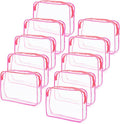Tbestmax 10 Pack Clear Cosmetic Bags Makeup Bags Portable Waterproof TSA by Tbestmax