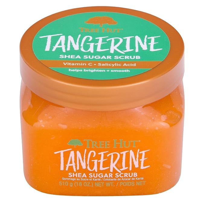 Tree Hut Tangerine Shea Sugar Scrub, Exfoliating, Hydrating & Moisturizing Body - Image 2