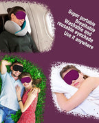 Silk Sleep Mask for Women Man, Thicken Eye Mask for Sleeping, Breathable Eye - Image 5