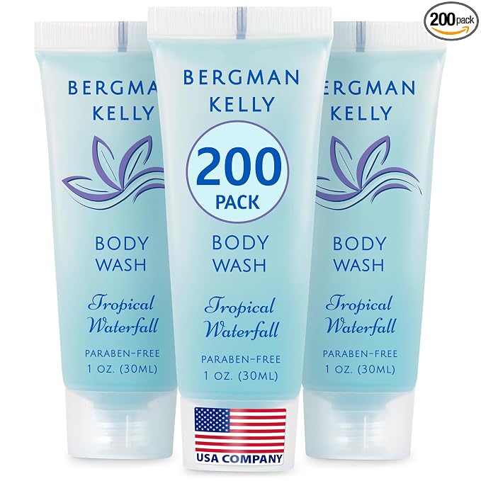 BERGMAN KELLY Travel Size Body Wash, Delight Your Guests by BERGMANKELLY