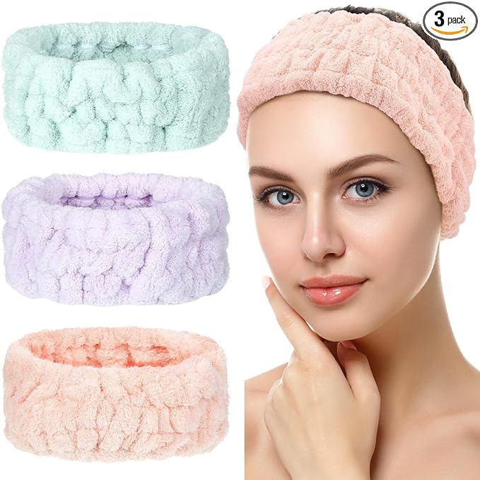 Chuangdi 3-Piece Spa Headband Set by Chuangdi