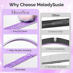 MelodySusie Nail File Kit, Professional Nail Art Manicure Pedicure Supplies - Image 2