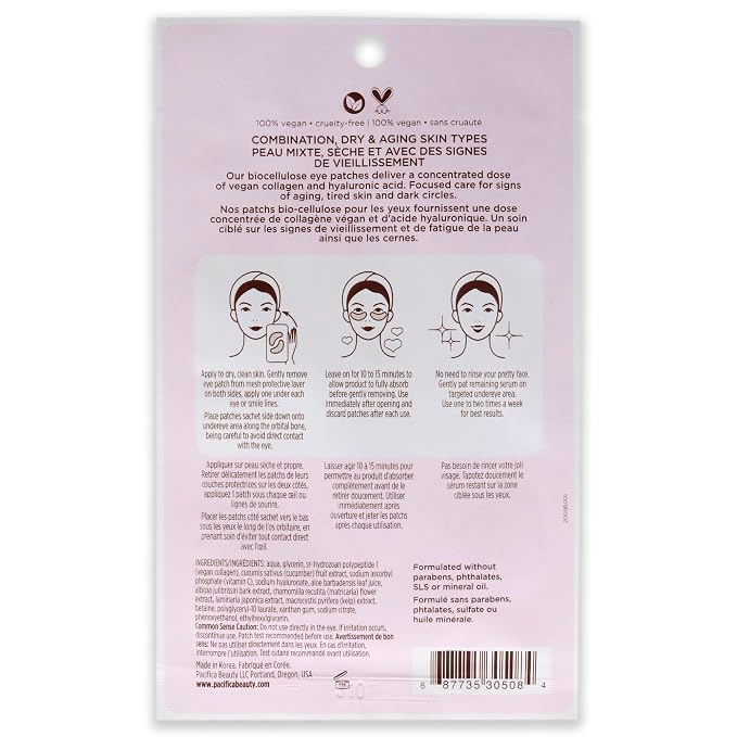 Pacifica Vegan Collagen Undereye & Smile Line Patches – Hydrating - Image 12
