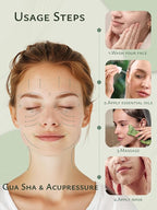 Rena Chris Natural Jade Gua Sha Facial Tools - Image 3