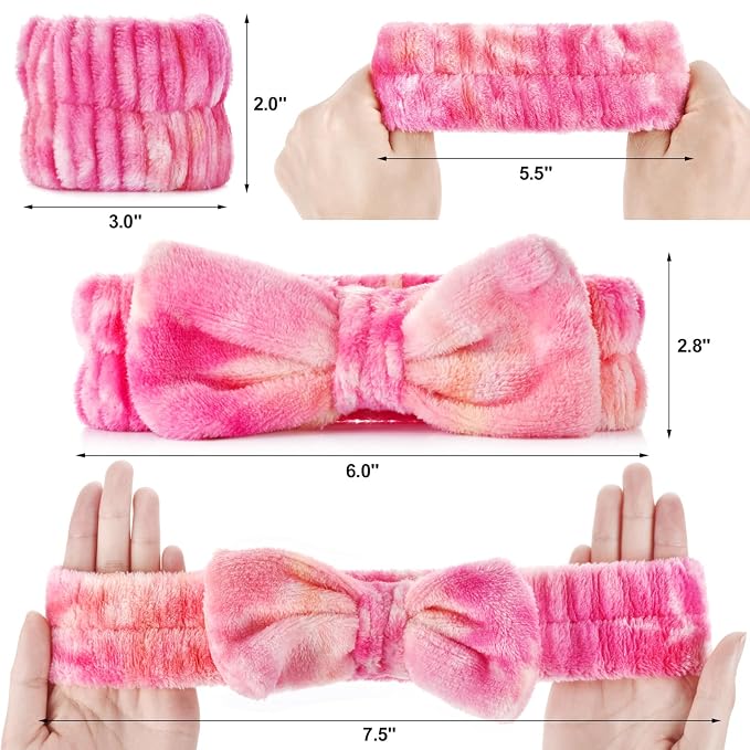 Wteehn 6pcs Headband and Wristband - Image 3