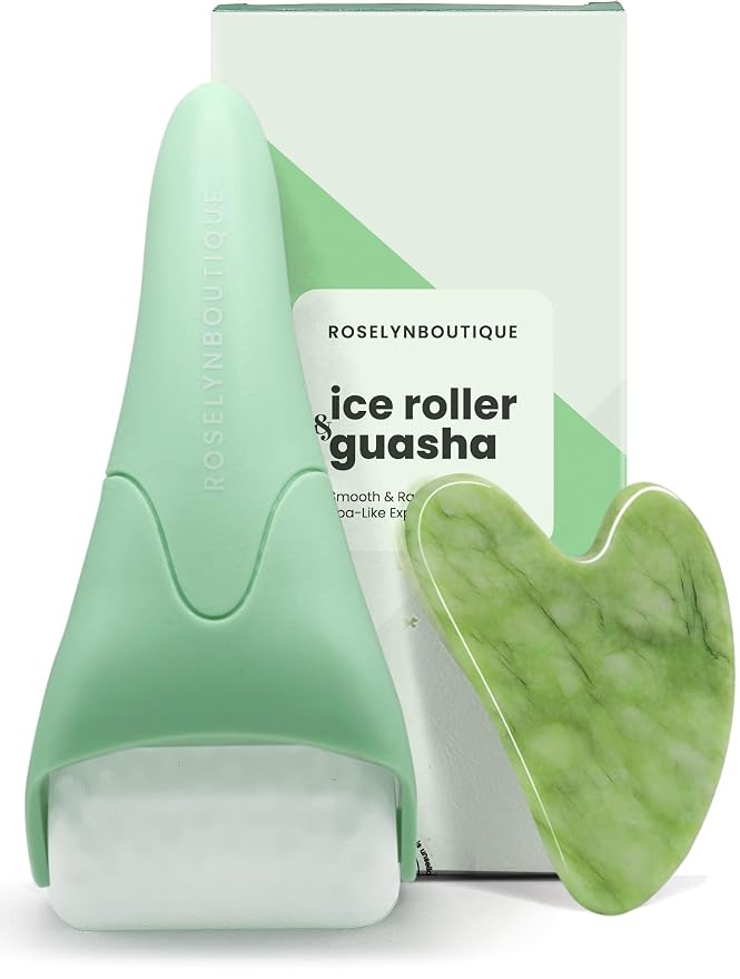 ROSELYNBOUTIQUE Ice Roller for Face & Gua Sha Facial Tools by ROSELYNBOUTIQUE