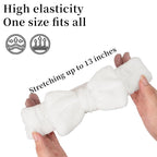 Ayesha White Spa Headband and Wristband Set - Image 4