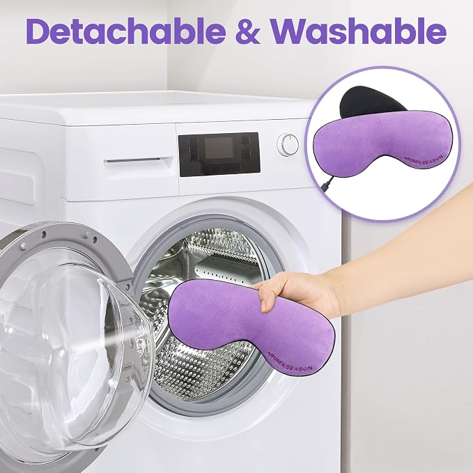 Aroma Season Heated Eye Mask, Warm Eye Compress - Image 6