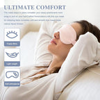 Silk Sleep Mask, Eye Mask for Sleep Women Men, Mulberry Sleeping Mask - Image 6