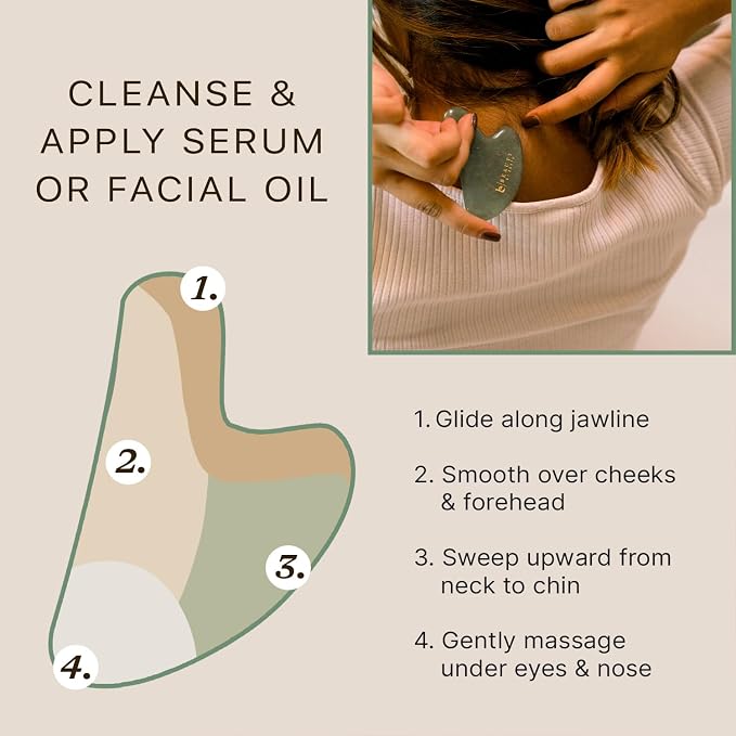 Beauty by Earth Jade Gua Sha Facial Tools - Image 6