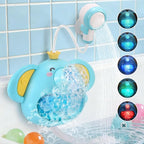Bath Toys Light Up Elephant Baby Bubble Bath Toys 2 in 1Bath Bubble Machine by Unknown
