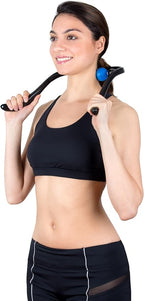 LuxFit Neck Massager, Neck and Shoulder Shiatsu Deep Tissue Trigger Point - Image 3