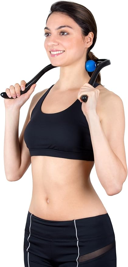 LuxFit Neck Massager, Neck and Shoulder Shiatsu Deep Tissue Trigger Point - Image 3