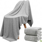 SEISSO 2 Pack Extra Large Bath Towels 63"x35", Bath Sheets by SEISSO