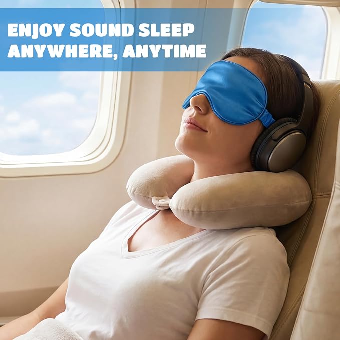 Cutecrop 50 Pcs Silk Sleep Mask Blackout - Image 7