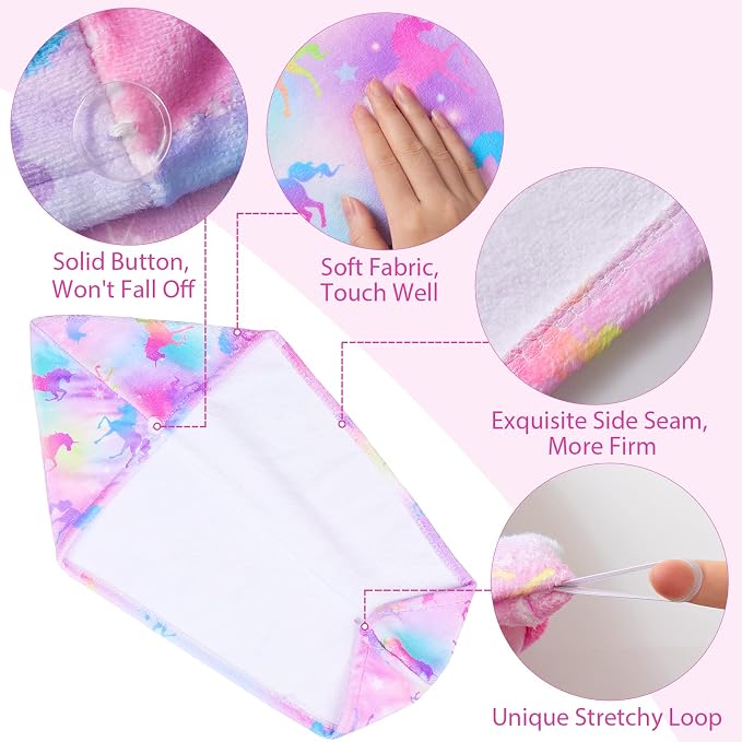 Basumee Microfiber Hair Towel Wrap - Image 9