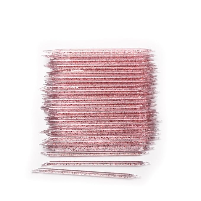 100Pcs Disposable Nail Sticks Double-End Nail Cuticle Pusher Remover Nail Care by Unknown